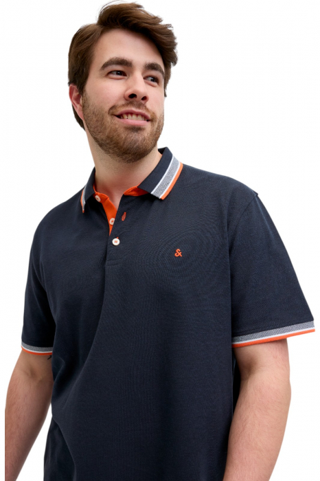 Tricou JACK &JONES Paulos Polo SS PLS - 12143859-Black Navy [3]