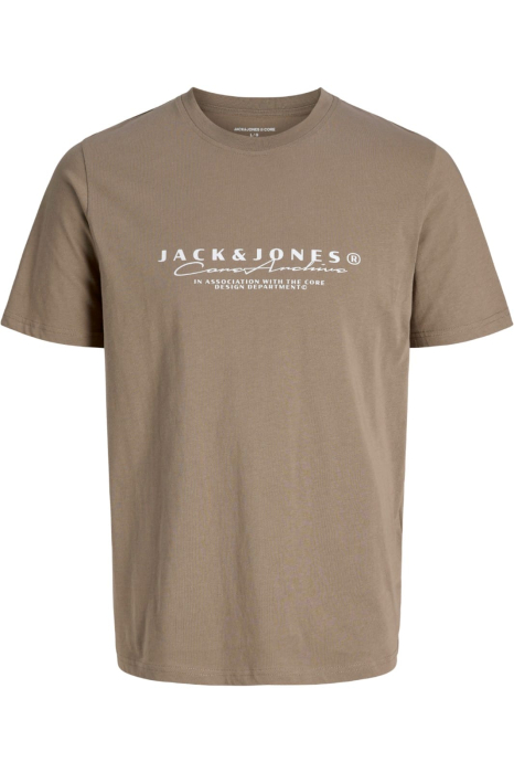 Tricou JACK &JONES Point Branding PLS - 12292229-Desert Taupe [1]