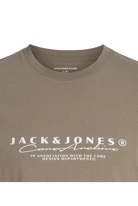 Tricou JACK &JONES Point Branding PLS - 12292229-Desert Taupe [2]