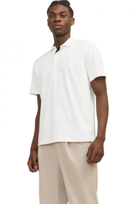 Tricou JACK JONES Rodney Polo - 12251180-Cloud Dancer