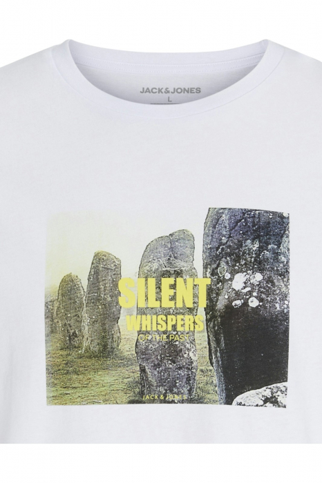 Tricou JACK &JONES Ryu Crew Neck - 12278540-White [2]