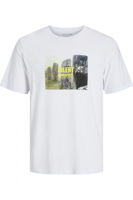 Tricou JACK JONES Ryu Crew Neck - 12278540-White