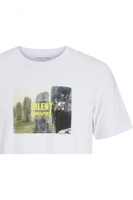Tricou JACK &JONES Ryu Crew Neck - 12278540-White [3]
