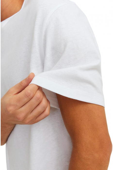 Tricou JACK &JONES Summer Linen - 12246718-White [5]