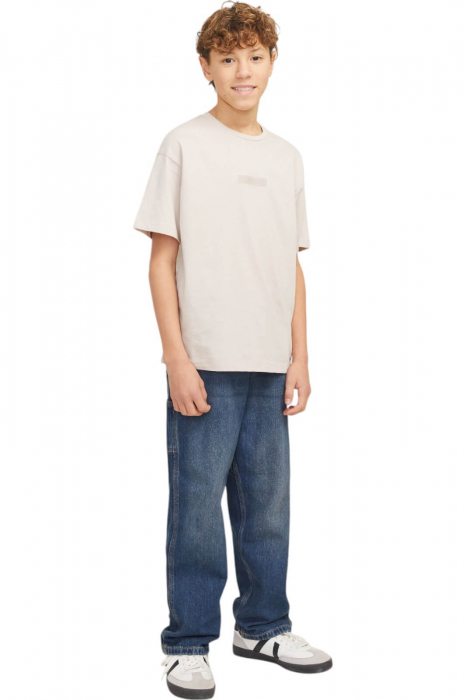 Tricou JACK &JONES Taka JNR - 12269869-Moonbeam [4]