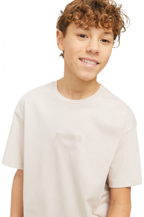 Tricou JACK &JONES Taka JNR - 12269869-Moonbeam [3]