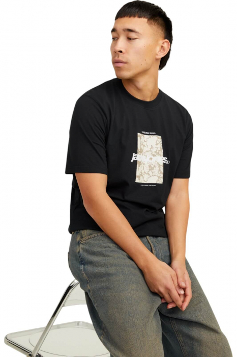 Tricou JACK &JONES Tarmac Camo Front - 12273239-Black [3]