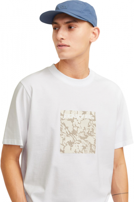 Tricou JACK &JONES Tarmac Camo Front - 12273239-Bright White [3]