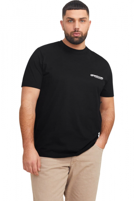 Tricou JACK &JONES Union Back Print PLS - 12279627-Black [1]