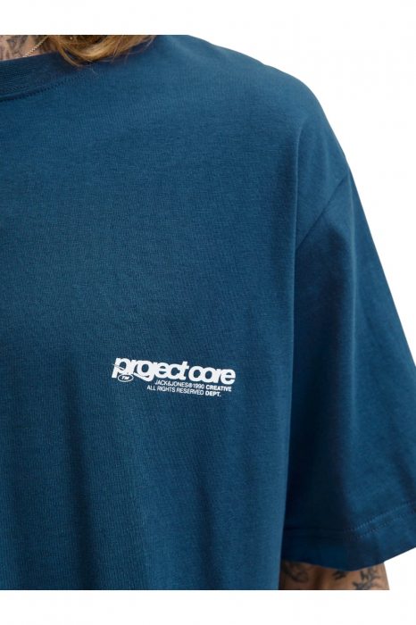 Tricou JACK &JONES Union Back Print PLS - 12279627-Titan [4]
