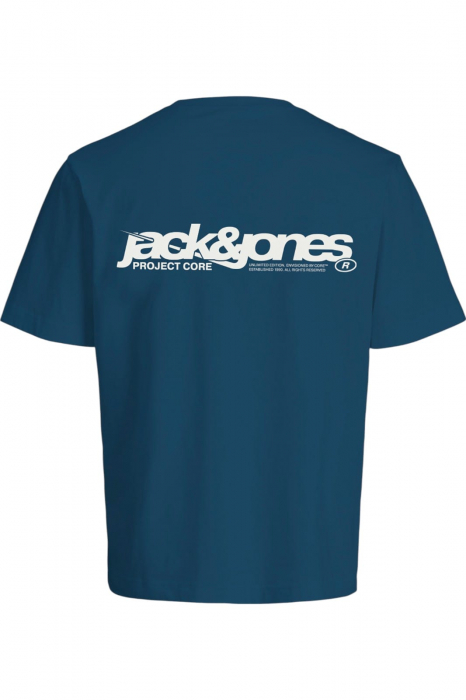 Tricou JACK &JONES Union Back Print PLS - 12279627-Titan [2]