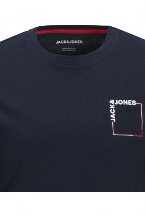 Tricou JACK &JONES Verner - 12269314-Sky Captain [2]