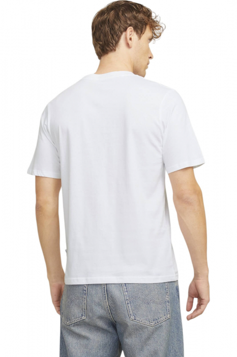 Tricou JACK &JONES Vesterbro Newton Brand - 12265740-Bright White [3]