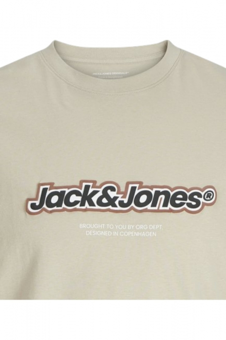 Tricou JACK &JONES Vesterbro Newton Brand - 12265740-Humus [2]