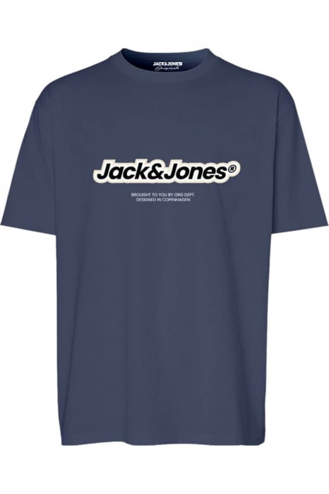 Tricou JACK JONES Vesterbro Newton Brand - 12265740-Nightshadow BlueS