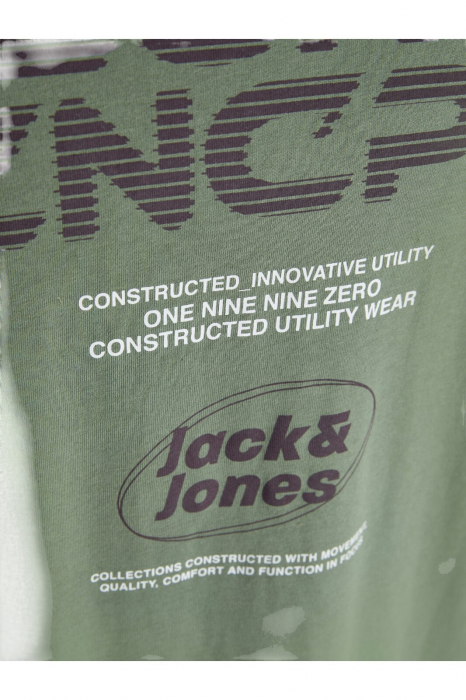 Tricou JACK &JONES Vibrant Back Print - 12277746-Sea Spray [3]