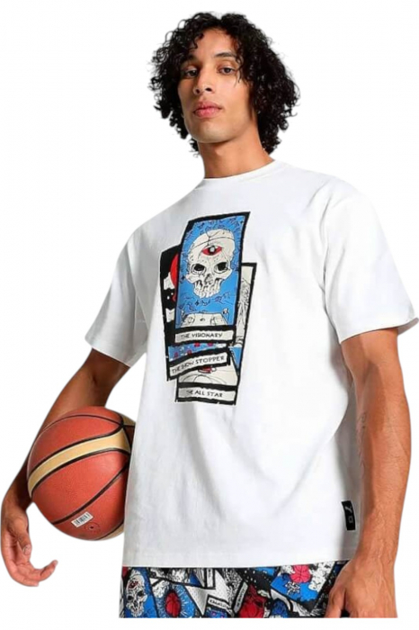 Tricou PUMA Hoops Deck - 624776-01