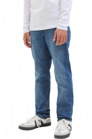 ÎMBRĂCĂMINTE - Blugi JACK &JONES Glenn Original SQ902 JNR - 12284345-Blue Denim