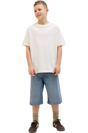 Blugi scurti JACK &JONES Iron Original 203 SN JNR - 12272044-Blue Denim [4]
