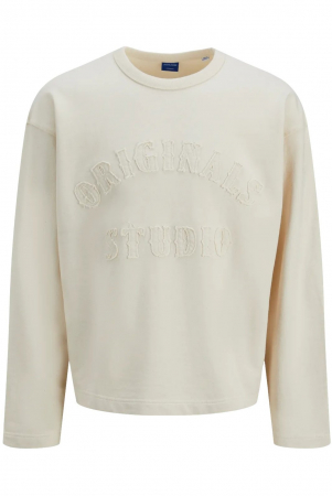HANORACE - Bluza JACK &JONES Austin Crew - 12277894-Ecru