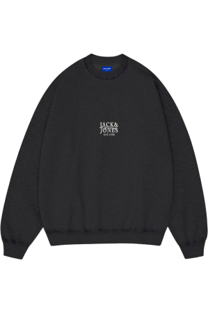 NOUTĂŢI - Bluza JACK &JONES Bleecker Aop Box Crew JNR - 12293295-Black