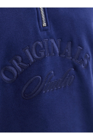 Bluza JACK &JONES Bleeker Branding HN HZ PLS - 12287065-Ocean Cavern [1]