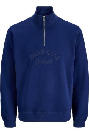 REDUCERI - Bluza JACK &JONES Bleeker Branding HN HZ PLS - 12287065-Ocean Cavern