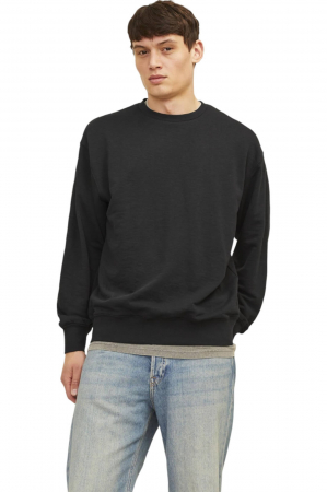 BĂRBAŢI - Bluza JACK &JONES Charge Crew - 12257853-Black