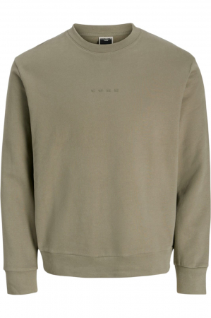 BĂRBAŢI - Bluza JACK &JONES Costance Sweat Crew - 12282821-Vetiver