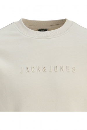 Bluza JACK &JONES Recharge Mold Print - 12274501-Moonbeam [1]