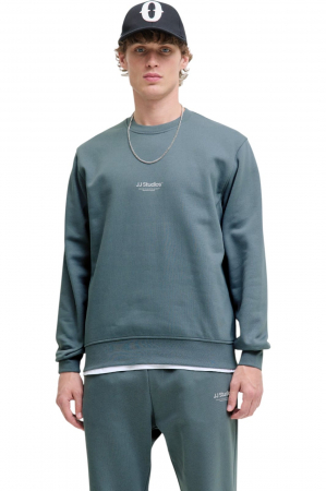 BLUZE - Bluza JACK &JONES Soho Crew - 12278791-Stormy Weather