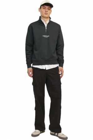 Bluza JACK &JONES Vesterbro Qtr Zip - 12241777-Forest [6]