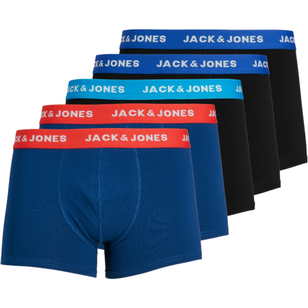 NOUTĂŢI - Boxeri JACK &JONES Clee Trunks 5P - 12144536-Surf the Web