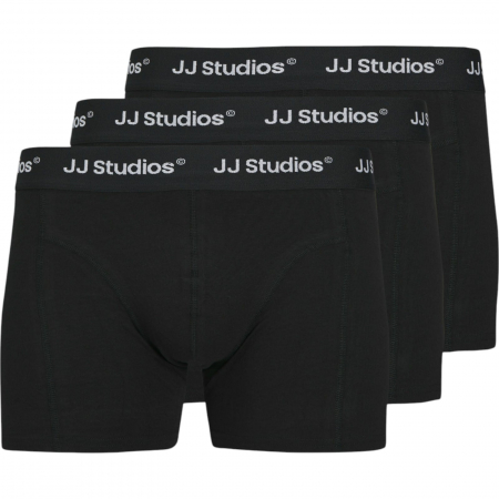 LENJERIE - Boxeri JACK &JONES Soho Solid Trunks 3 perechi - 12280164-Black