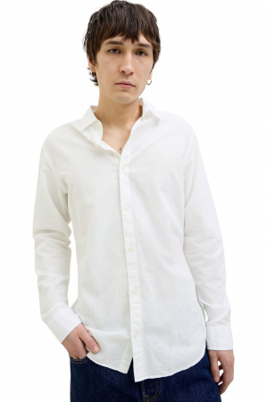 CAMASI - Camasa JACK &JONES Breeze Linen Blend - 12268964-White