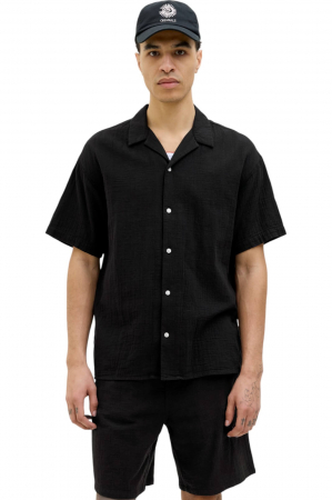 CAMASI - Camasa JACK &JONES Easter Patras Resort - 12274798-Black