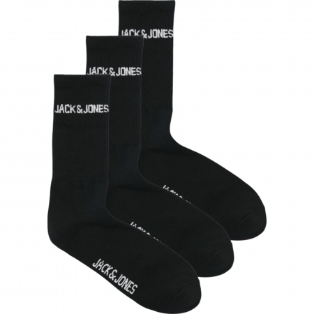 CIORAPI - Ciorapi JACK &JONES Melvin Tennis 3 perechi - 12260083-Black