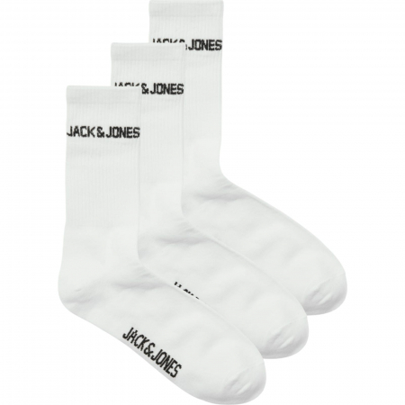 CIORAPI - Ciorapi JACK &JONES Melvin Tennis 3 perechi - 12260083-White