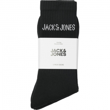 Ciorapi JACK &JONES Regen Tennis V 5 perechi - 12266536-Black V [2]