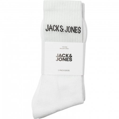 Ciorapi JACK &JONES Regen Tennis V 5 perechi - 12266536-White V [2]
