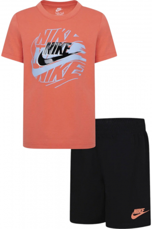 TRENINGURI - Compleu NIKE On the Move Short & Tee  - 86M724-023