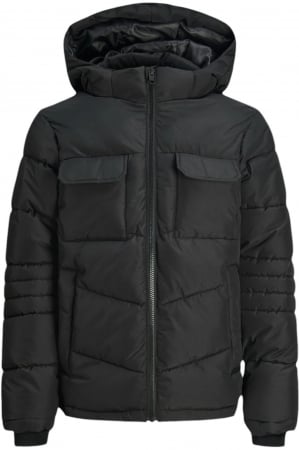 JACHETE ȘI GECI SPORT - Geaca JACK &JONES Build Puffer JNR - 12258874-Black