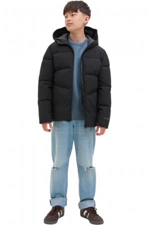 Geaca JACK &JONES Global Puffer JNR - 12283847-Black [5]