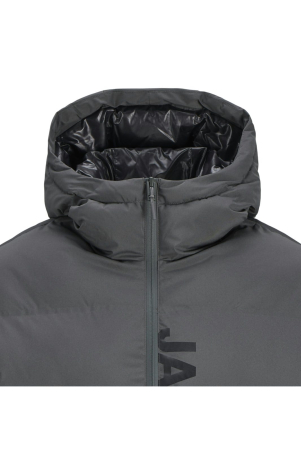 Geaca JACK &JONES Kaito Puffer BF Print - 12282300-Asphalt P [2]