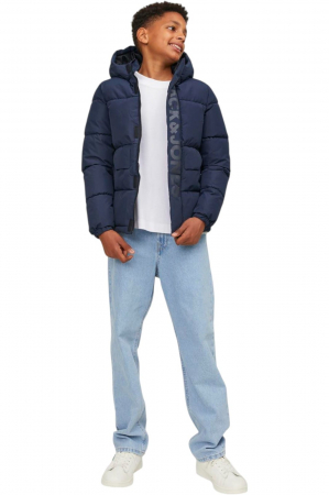 Geaca JACK &JONES Speed Puffer JNR - 12246122-Navy Blazer [5]