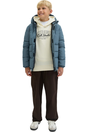 Geaca JACK &JONES Speed Puffer JNR - 12246122-Stormy Weather [4]