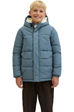 NOUTĂŢI - Geaca JACK &JONES Speed Puffer JNR - 12246122-Stormy Weather