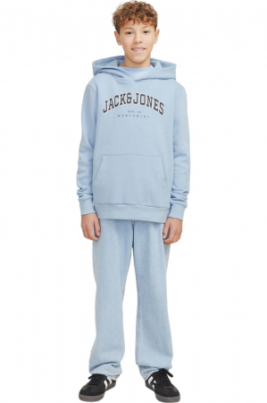 Hanorac JACK &JONES Aleb Varsity JNR - 12259564-Chambray Blue [4]