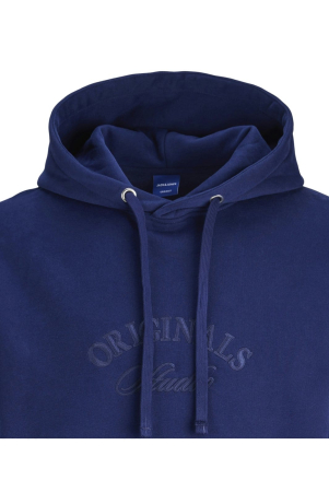 Hanorac JACK &JONES Bleeker Branding Hood PLS - 12287057-Ocean Cavern [2]