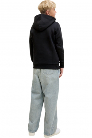 Hanorac JACK &JONES Geplas Sweat Hood JNR - 12279602-Black [1]